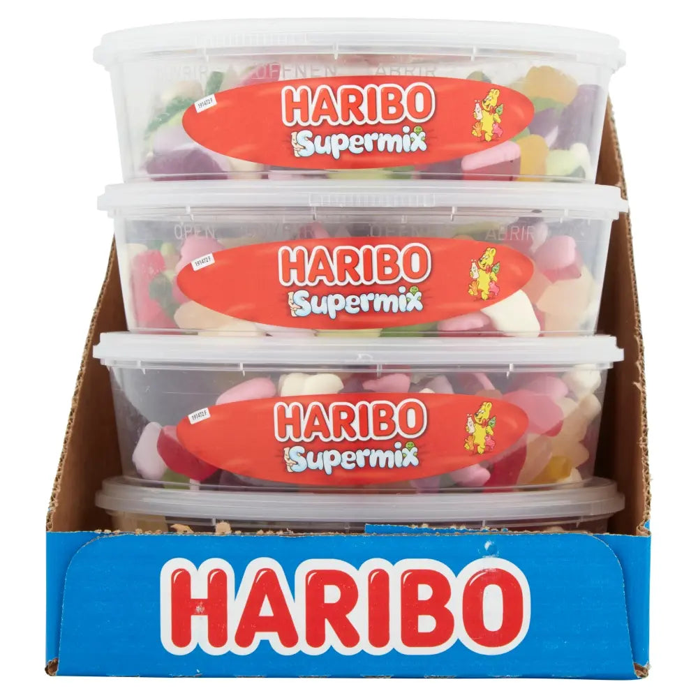 Haribo Supermix Tub - 8 x 400g Tubs