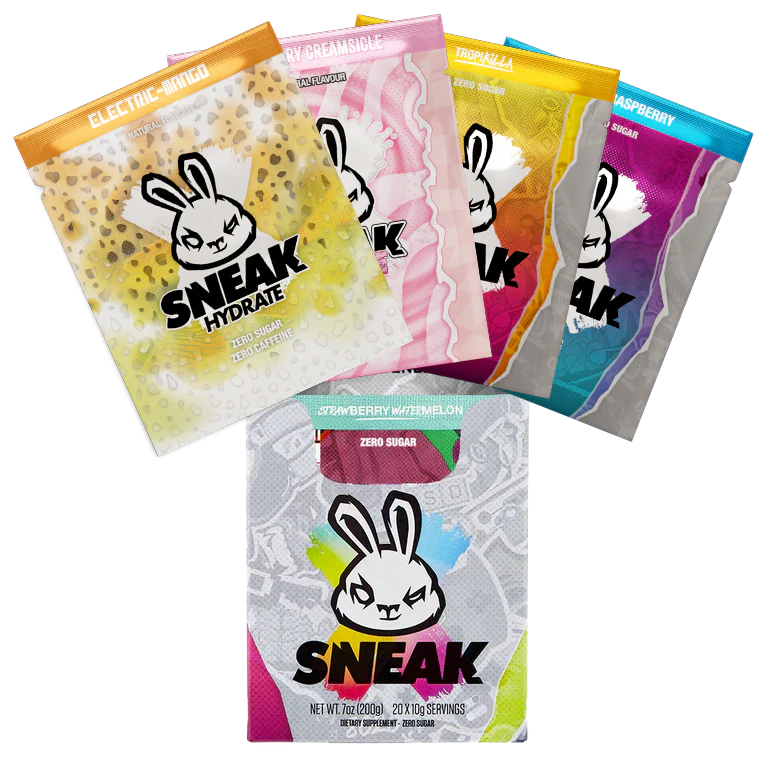 CUSTOM SACHET PACK 10 sachets - Energy, Hydrate and Shake available to mix and match.